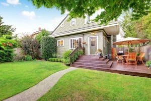 House and walkway